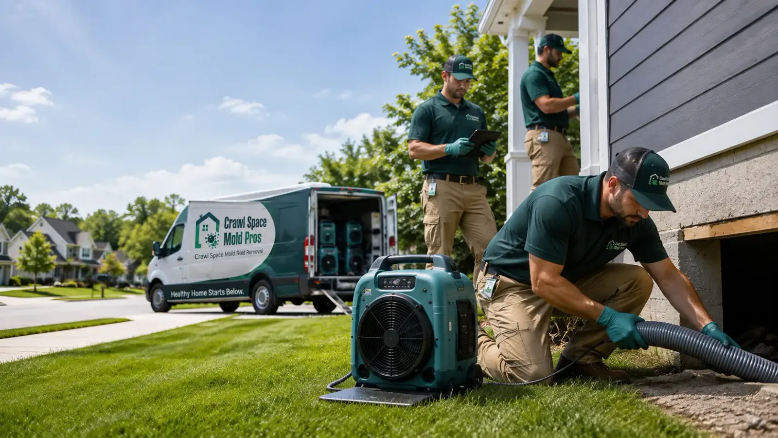 Crawl Space Mold Removal in Culver, OR